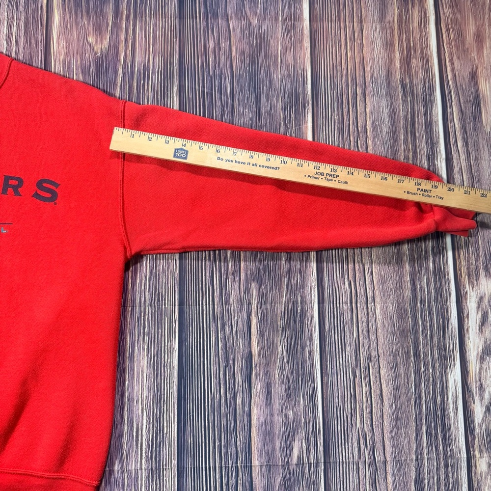 Vintage Seattle Mariners Sweatshirt Mens Medium Red Lee Sport Baseball MLB Retro - Picture 5 of 6